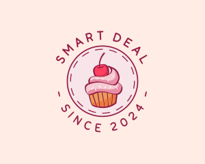 Sweet Cherry Cupcake logo design