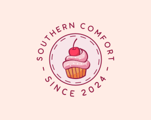 Sweet Cherry Cupcake logo design