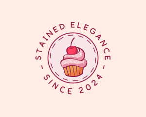 Sweet Cherry Cupcake logo design