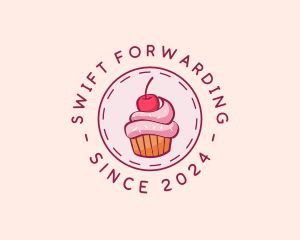 Sweet Cherry Cupcake logo design