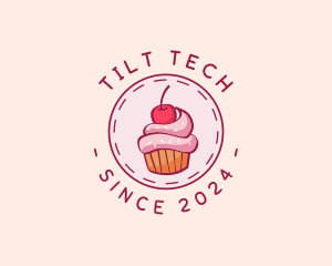 Sweet Cherry Cupcake logo design