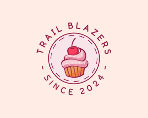 Sweet Cherry Cupcake logo design