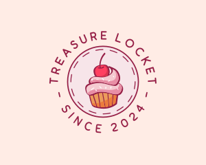 Sweet Cherry Cupcake logo design