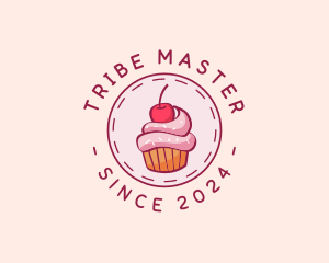 Sweet Cherry Cupcake logo design