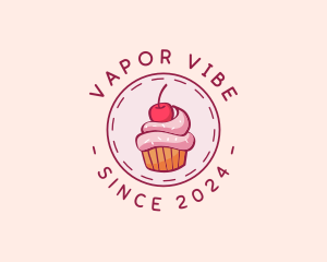 Sweet Cherry Cupcake logo design