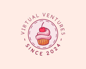 Sweet Cherry Cupcake logo design