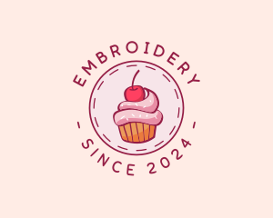 Sweet Cherry Cupcake logo design