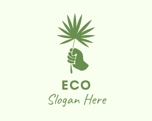 Tropical Nature Hand Logo