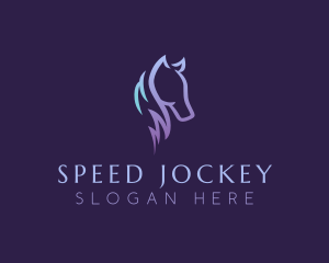 Jockey - Polo Horse Equestrian logo design