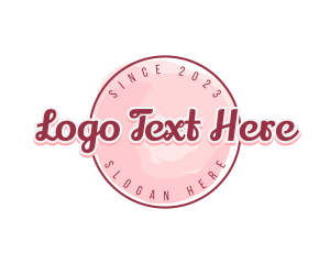 Handicraft - Feminine Watercolor Brand logo design