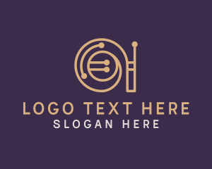 Expert - Digital Tech Letter A logo design