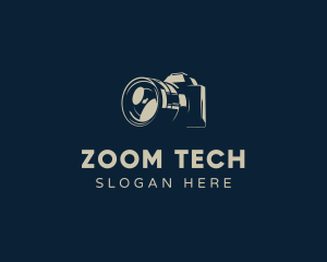 Zoom Camera Photography logo design