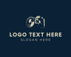 Photobooth - Zoom Camera Photography logo design