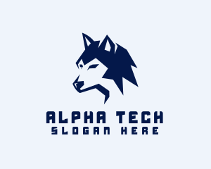 Alpha - Alpha Wild Wolf logo design