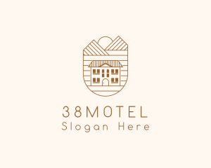 Countryside Mountain Mansion logo design