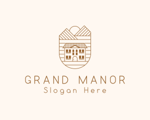 Countryside Mountain Mansion logo design