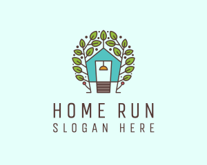 Ecosystem Tree Home logo design