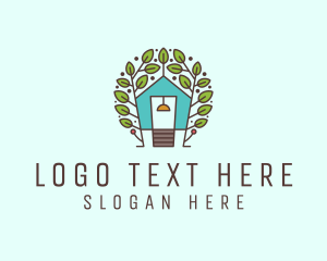 Cottage - Ecosystem Tree House logo design