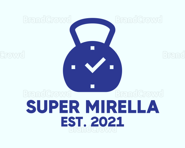Gym Kettlebell Time Logo