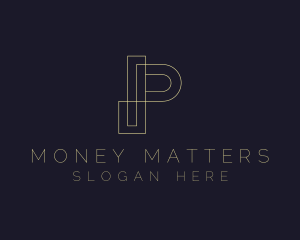 Letter P - Paralegal Law Firm logo design