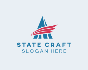 State - Patriot Wing Campaign logo design