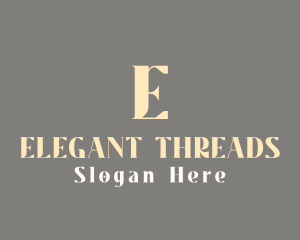 Elegant Brand Luxury logo design