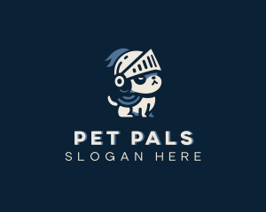 Dog Pet Knight logo design