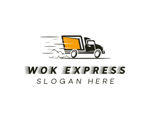 Express Delivery Truck logo design