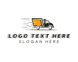 Deliveryman - Express Delivery Truck logo design