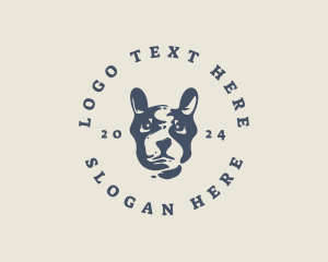 Vintage - Puppy Dog Grooming logo design