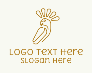 Gold Luxe Cockatoo  Logo