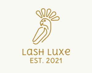 Gold Luxe Cockatoo  logo design