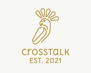 Gold Luxe Cockatoo  logo design