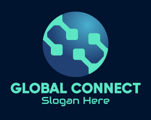 Global - Global Circuit Tech Company logo design