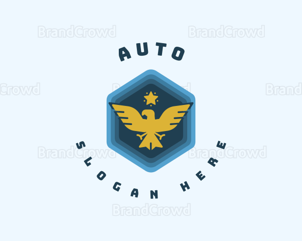 Military Bird Eagle Logo