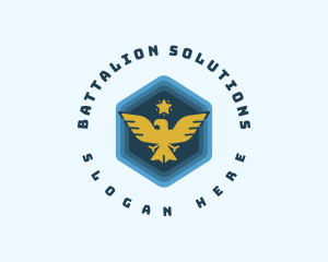 Battalion - Military Bird Eagle logo design