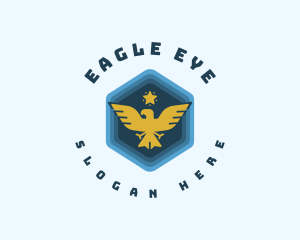 Military Bird Eagle logo design