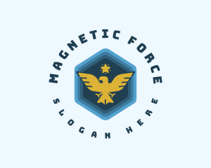 Military Bird Eagle logo design