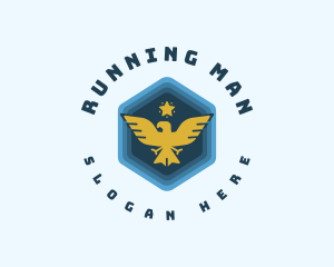 Army - Military Bird Eagle logo design
