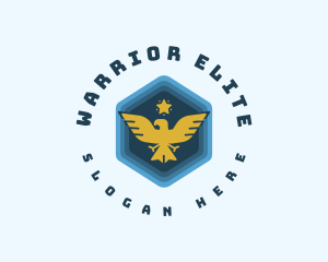 Military Bird Eagle logo design