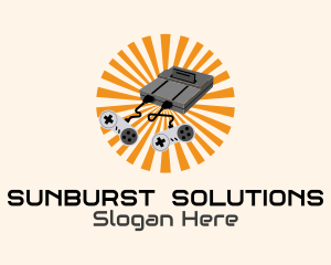 Sunburst - Video Game Console Sunburst logo design