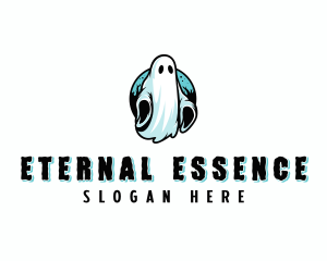 Spooky Scary Ghost logo design