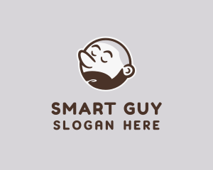 Guy - Beard Guy Character logo design