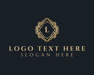 Luxury Floral Boutique Logo