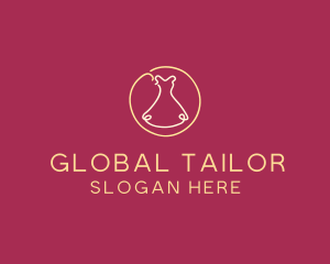 Glamor Fashion Dress Tailoring  logo design