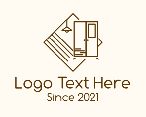 Furnishing - Light Cabinet Interior Furnishing logo design