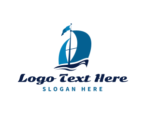 Sailor - Sailboat Sea Fishing logo design