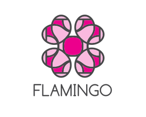 Pink Flower Garden  Logo