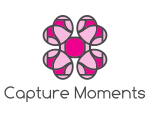Flower Shop - Pink Flower Garden logo design