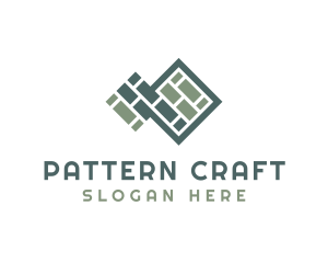 Tile Floor Pavement Pattern logo design